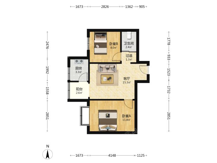 整租·新庆馨苑