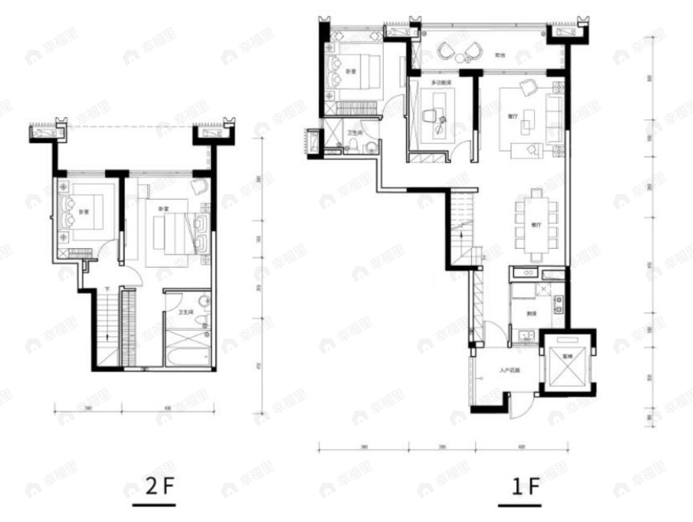 保利和光晨樾4室2厅2卫户型图