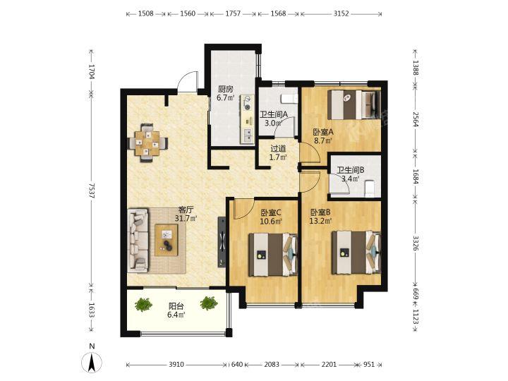 整租·海峡城云玺湾
