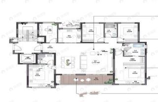 5室2厅3卫建面169平北户型图