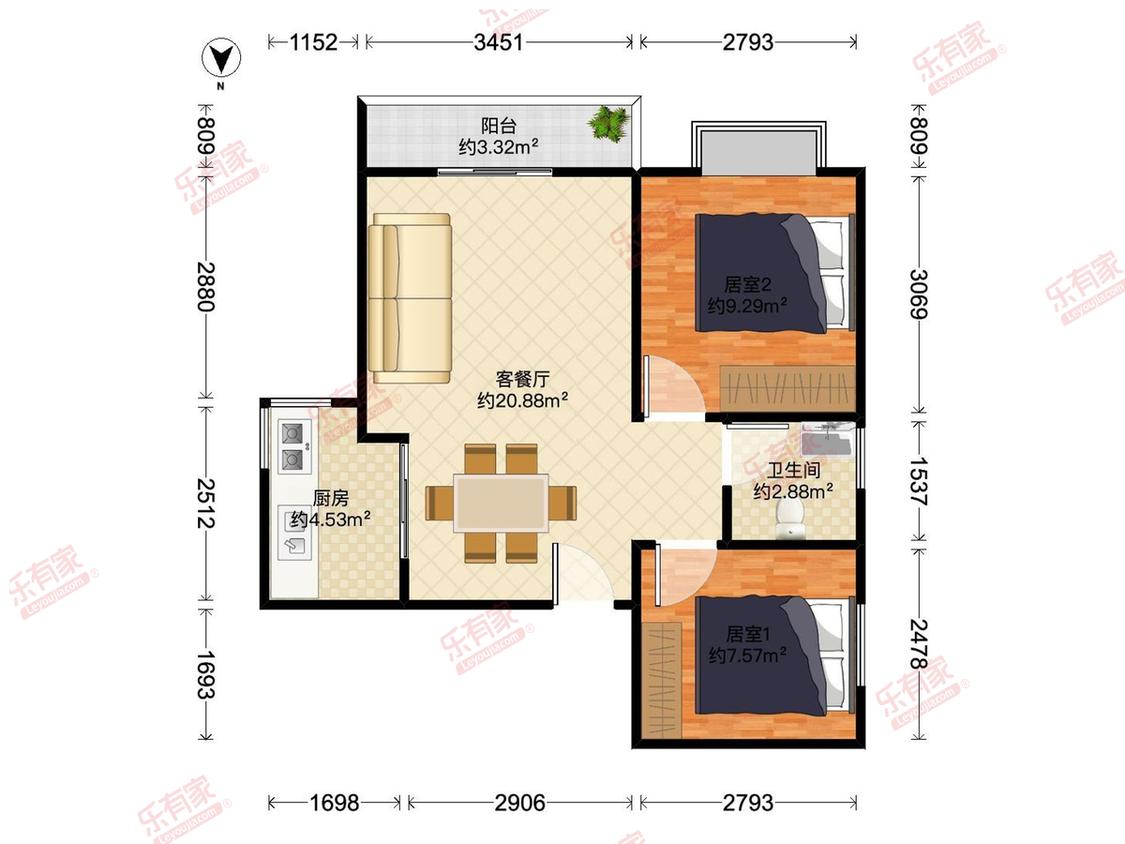 整租·君悦豪庭(二三期)