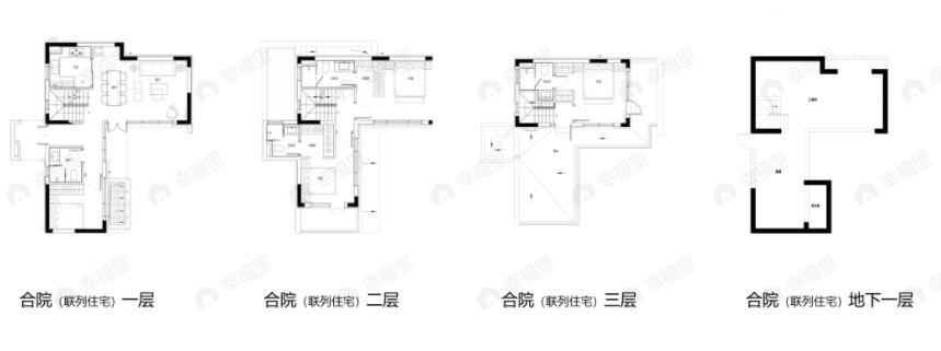 四季都会五期4室2厅2卫户型图