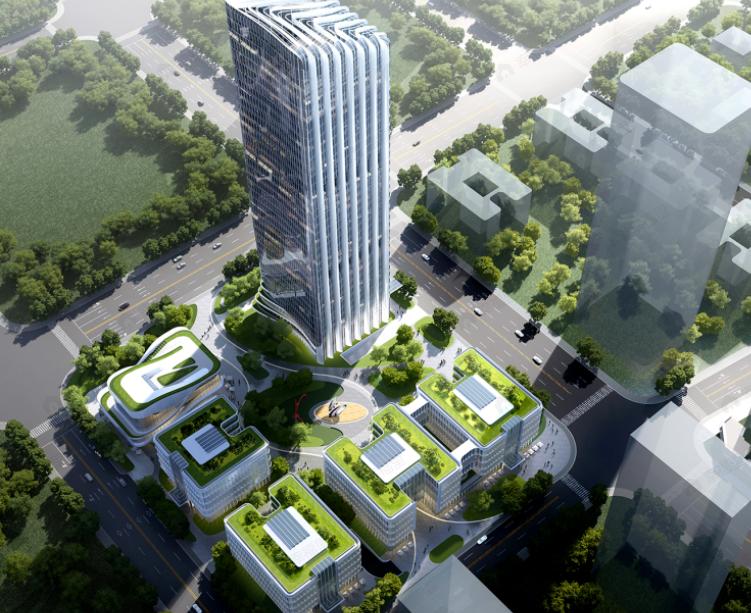 长江国际绿创中心效果图