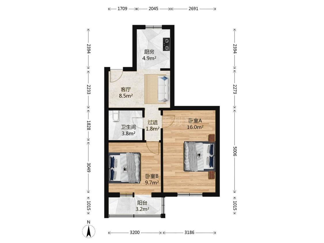 整租·和平街十五区(一号院)