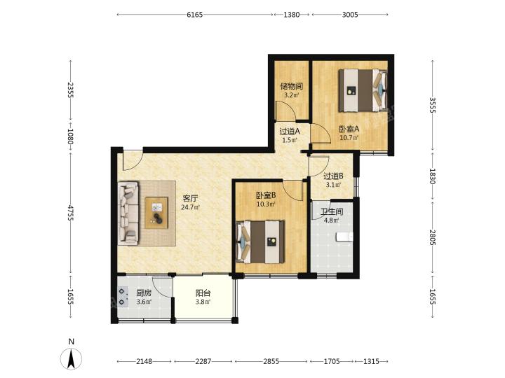 整租·粤景大厦