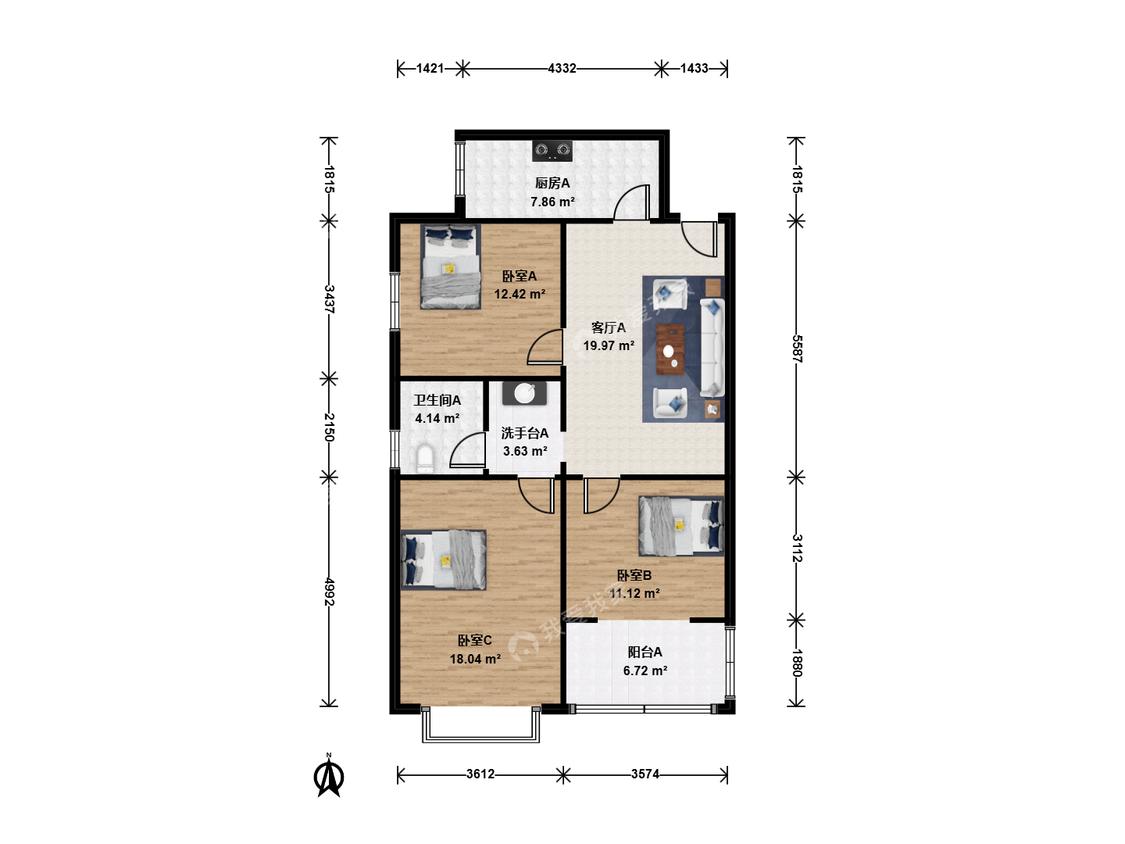 整租·通宇花园