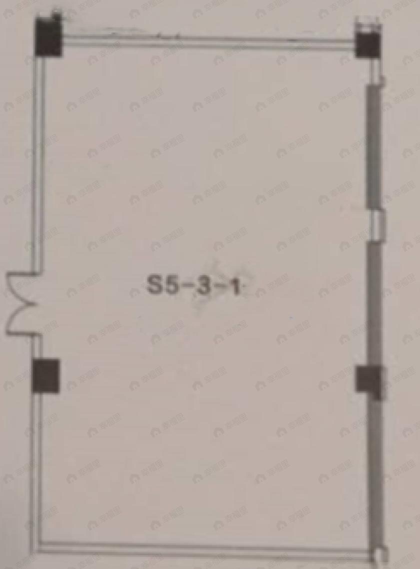 1室1厅建面162平户型图