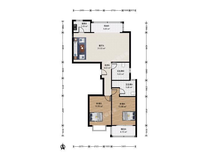 整租·新华联丽港