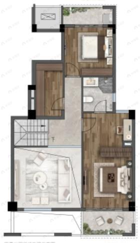 爱情公望府4室2厅2卫户型图