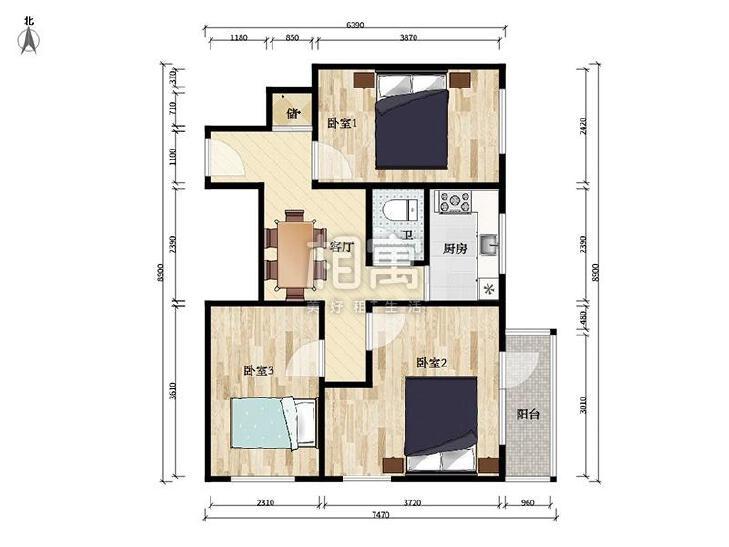 合租·报国寺东夹道乙3号
