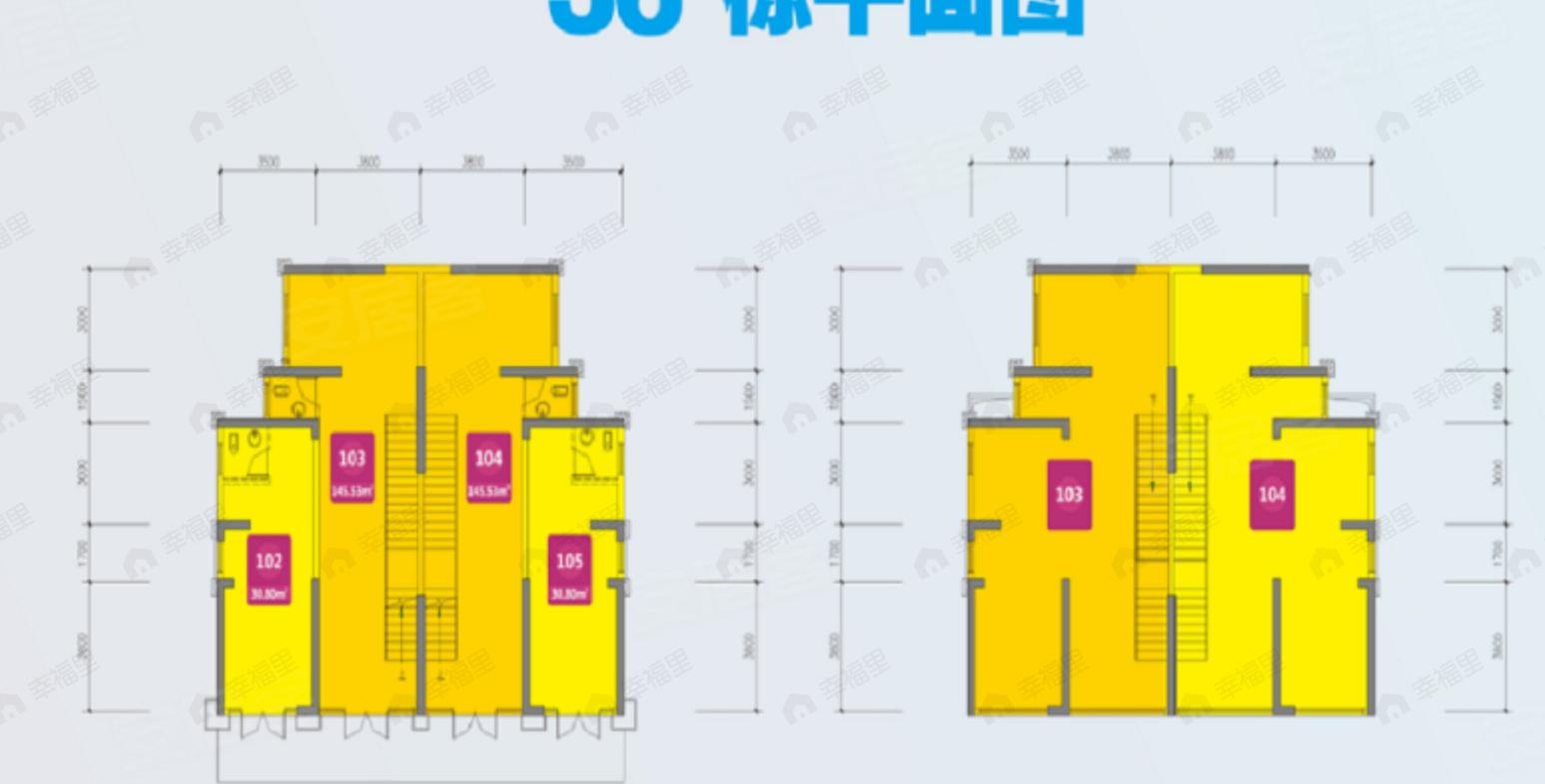 润和滨江府二期1室1厅户型图