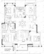 4室2厅2卫建面153平户型图