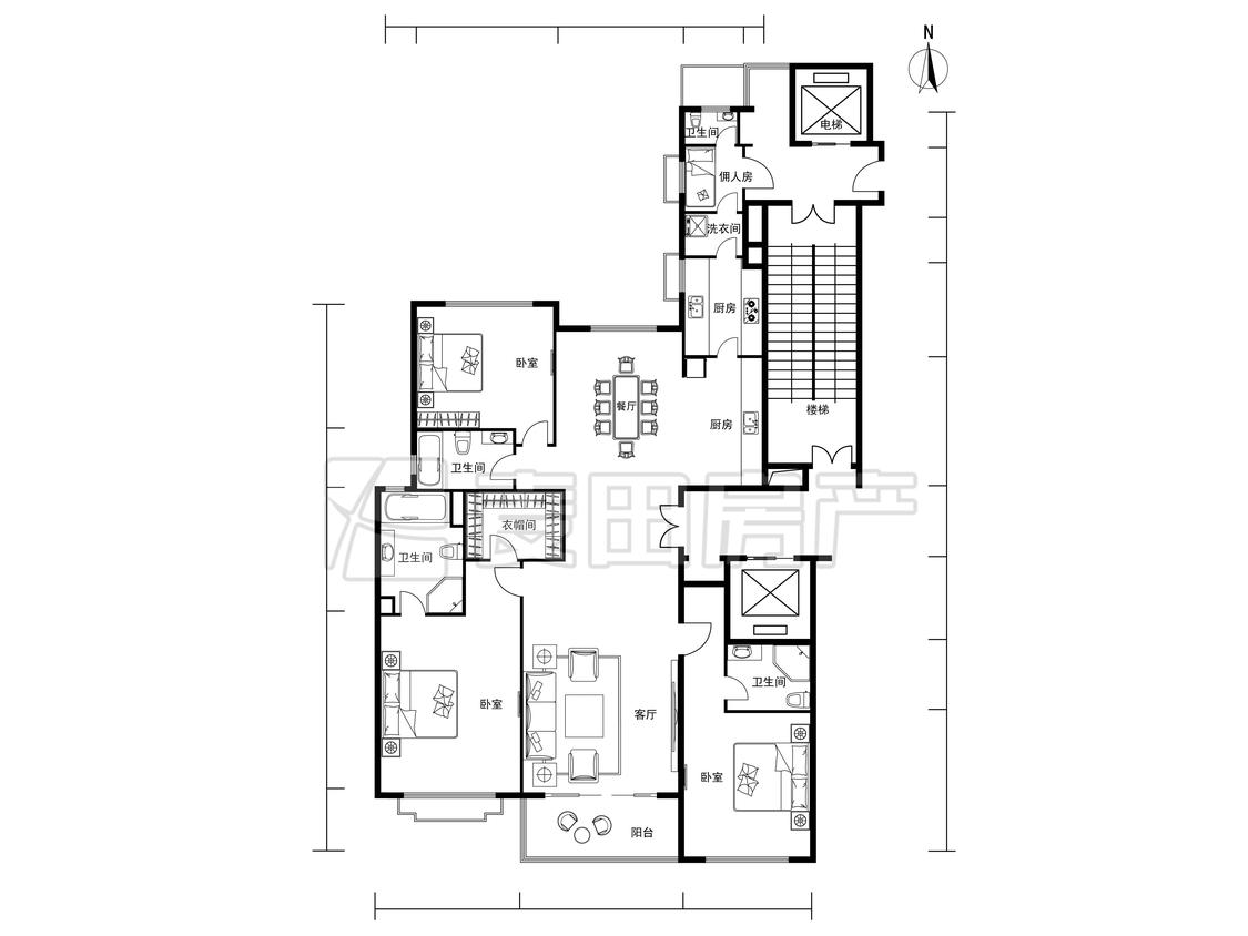 整租·万达大湖公馆