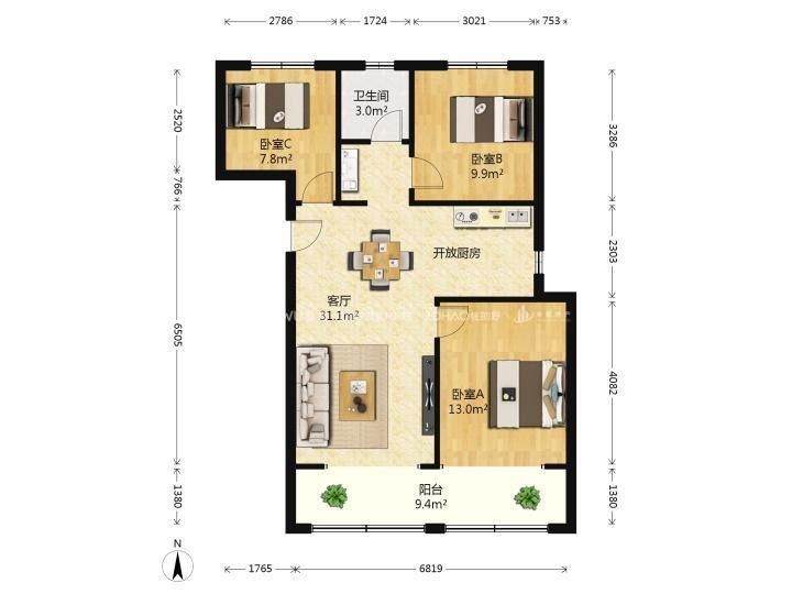 整租·龙湖水晶郦城(东区)