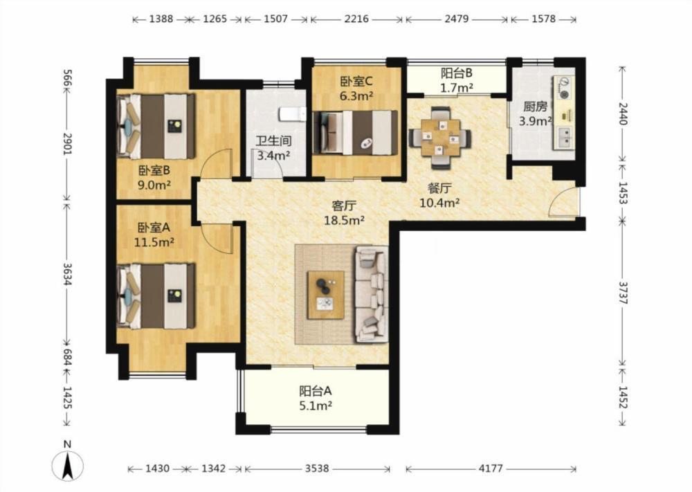 整租·中海锦城国际