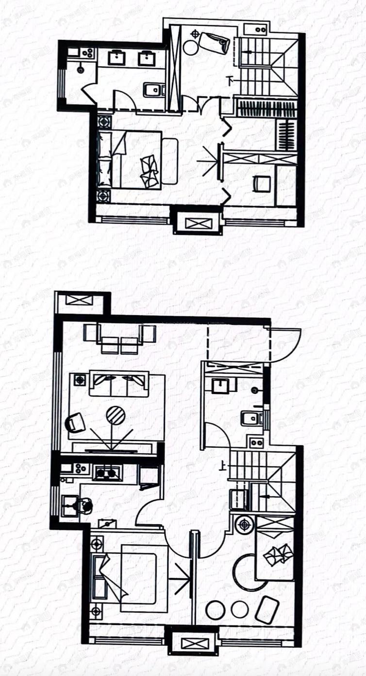 兰州中央公园4室2厅2卫户型图