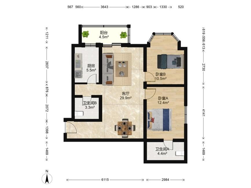 整租·澐澐国际