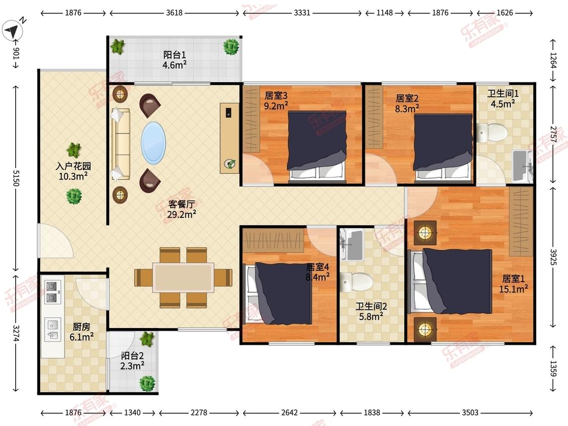整租·花语馨花园