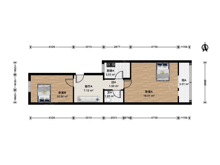 整租·红庙北里