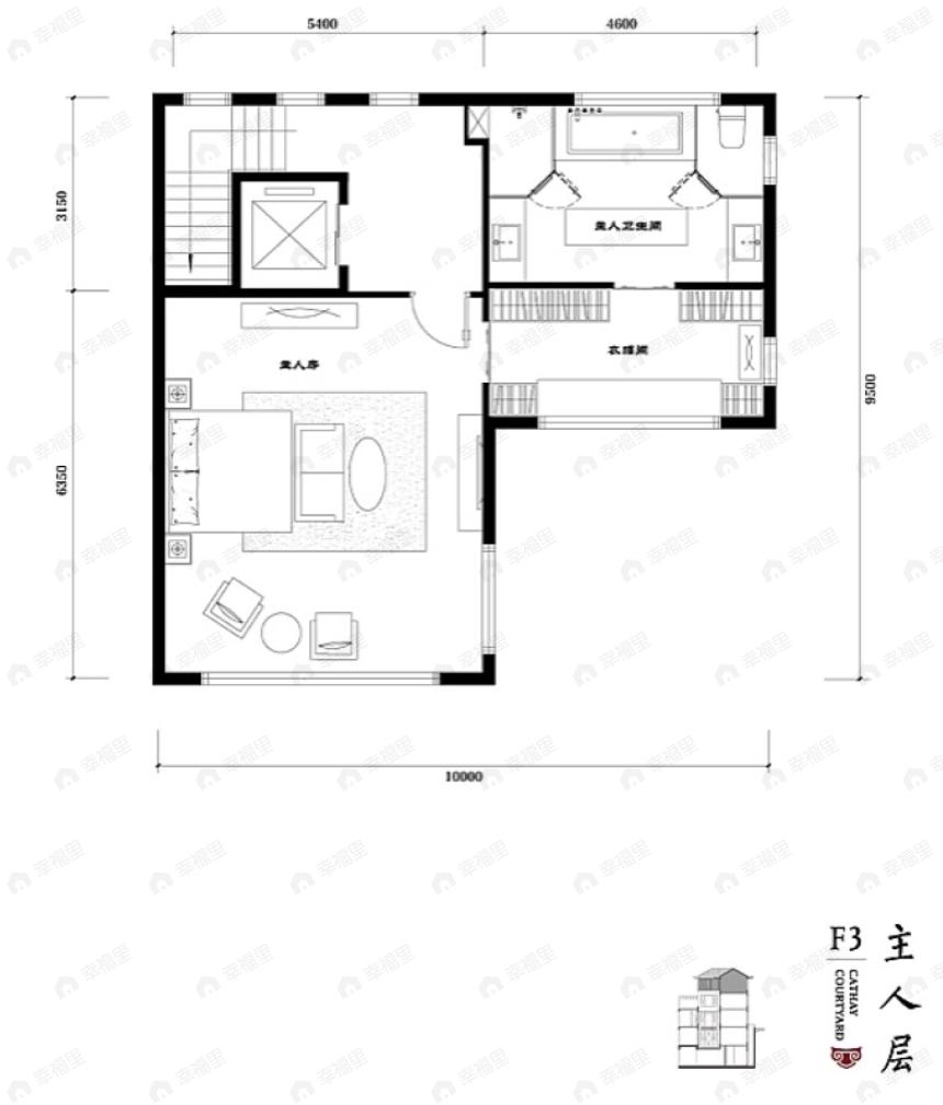 北科建泰禾丽春湖院子4室3厅9卫户型图