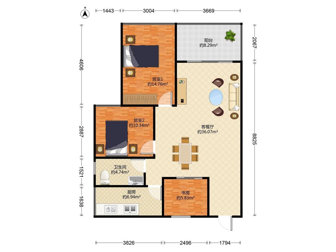 整租·兰亭国际名园