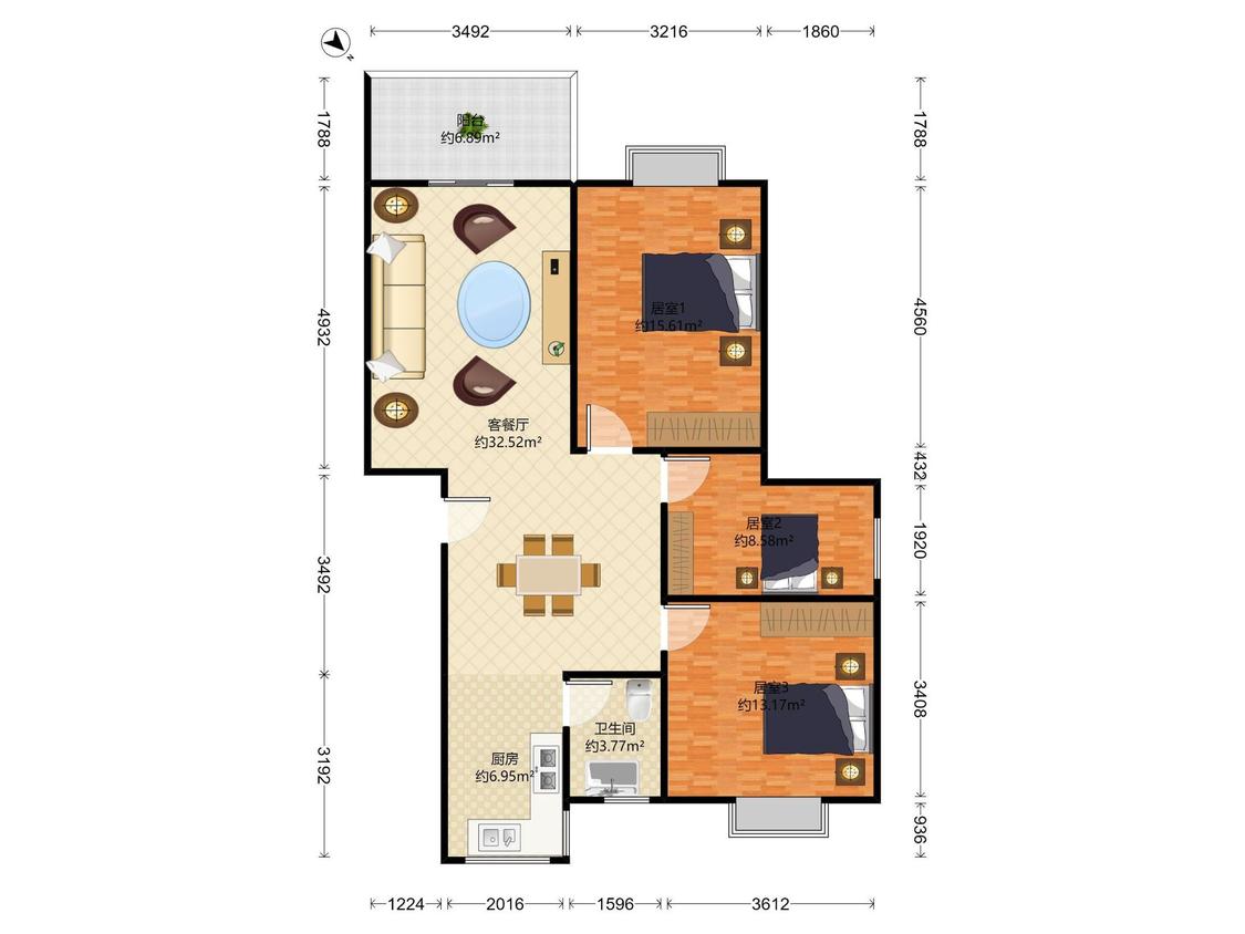 整租·天明花园B区