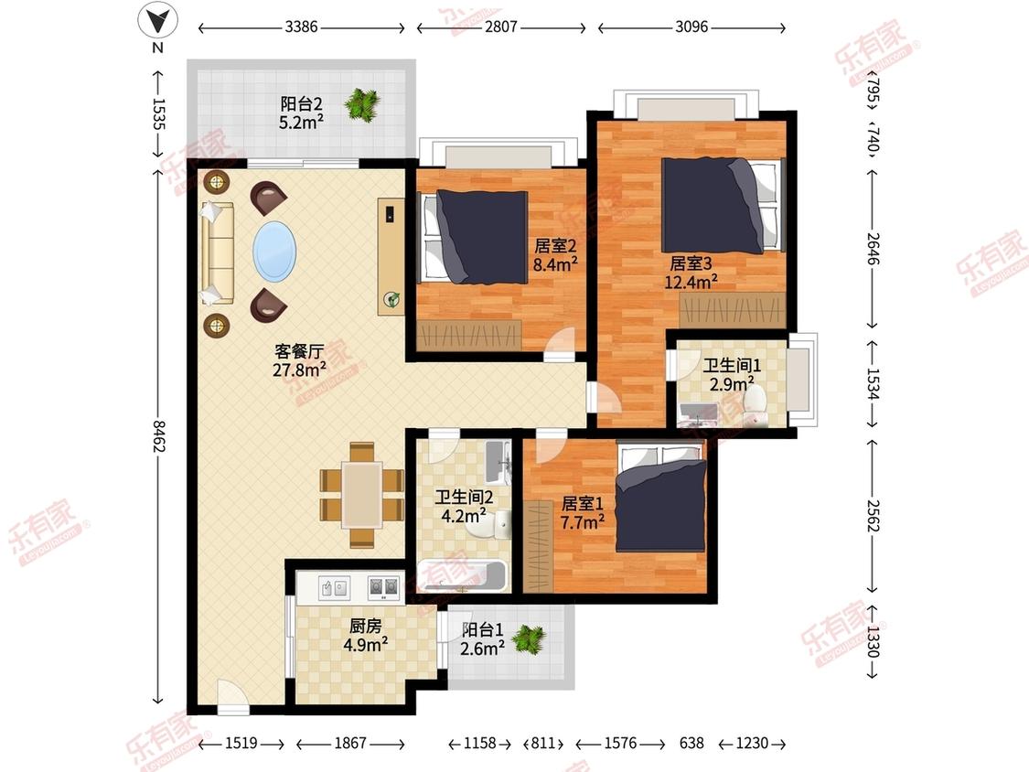 整租·汇美豪庭