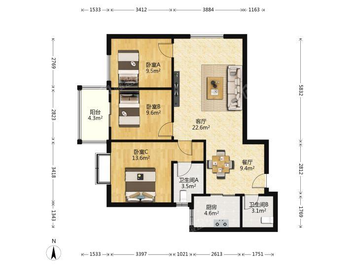 整租·盛城东星