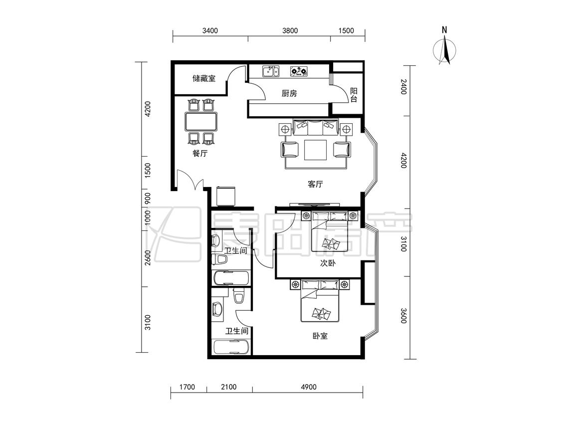整租·蓝堡国际公寓(北区)