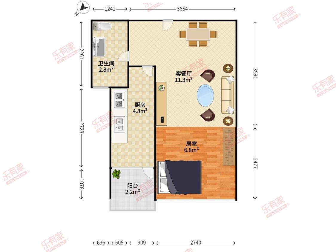 整租·龙园山庄