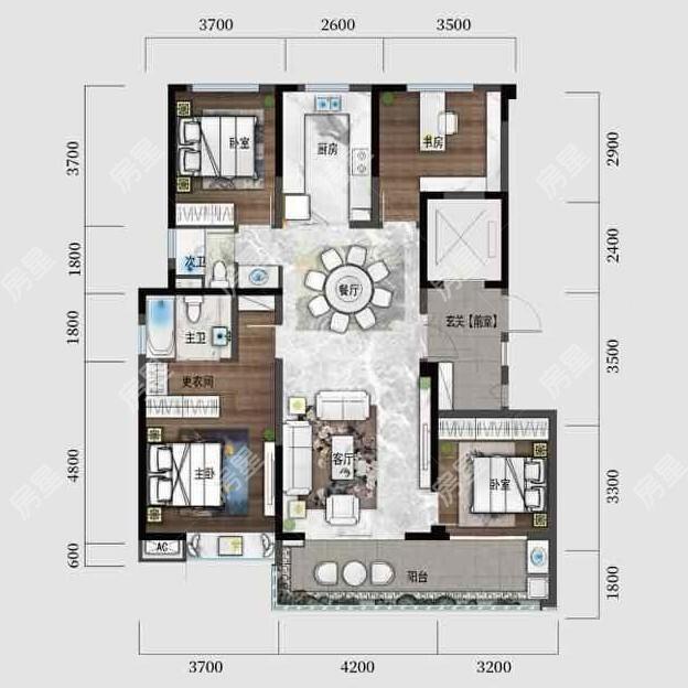 整租·融创君庭云邸