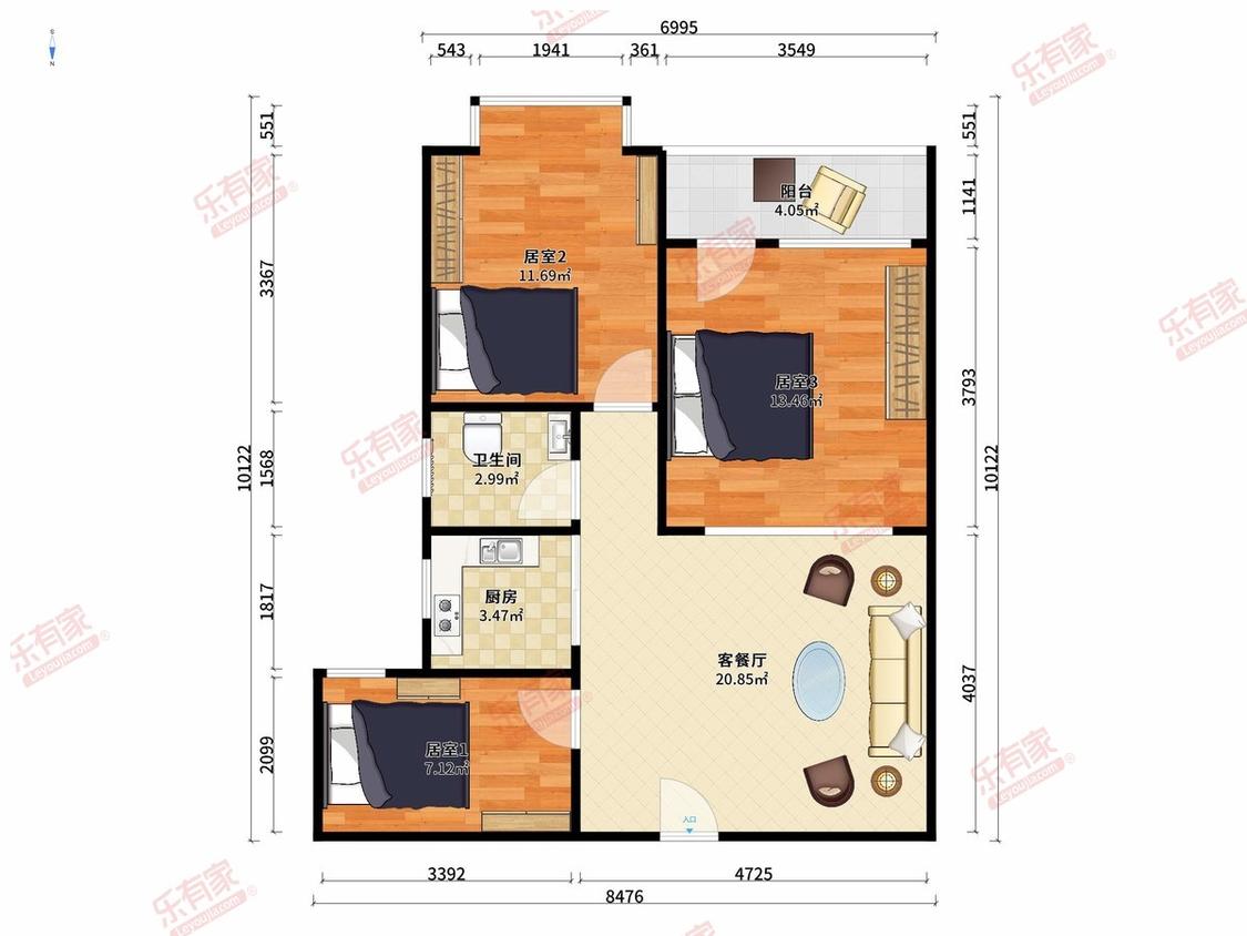 整租·英达钰龙园