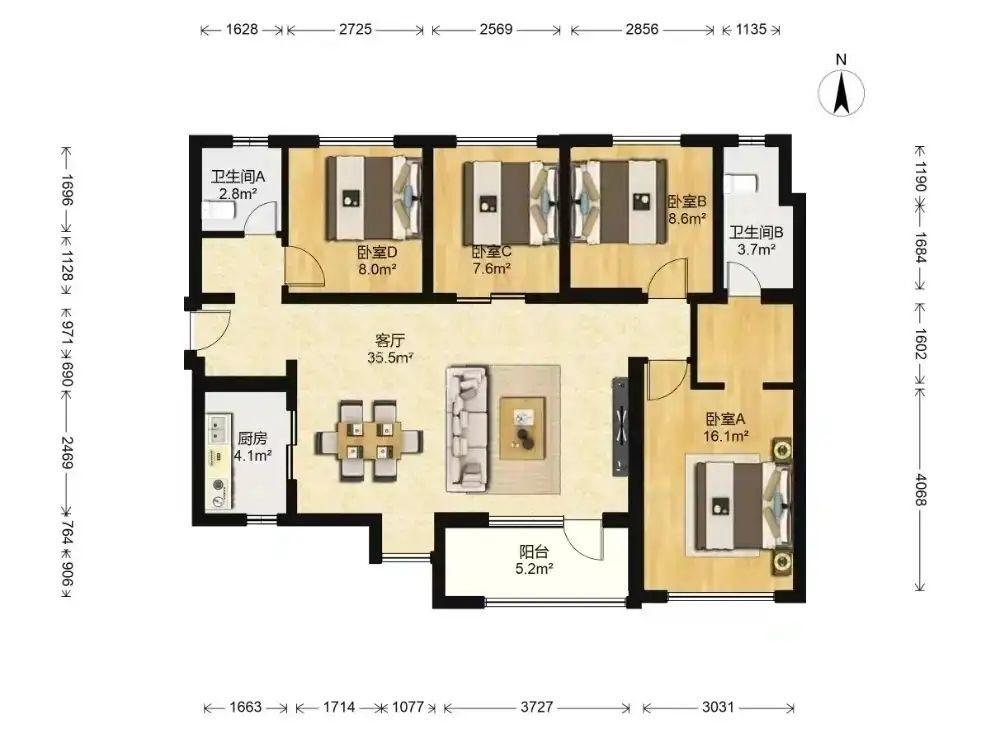 整租·万科金域华府(二期)