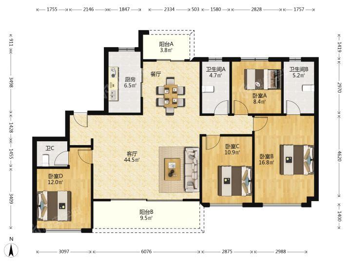 整租·招商雍景湾
