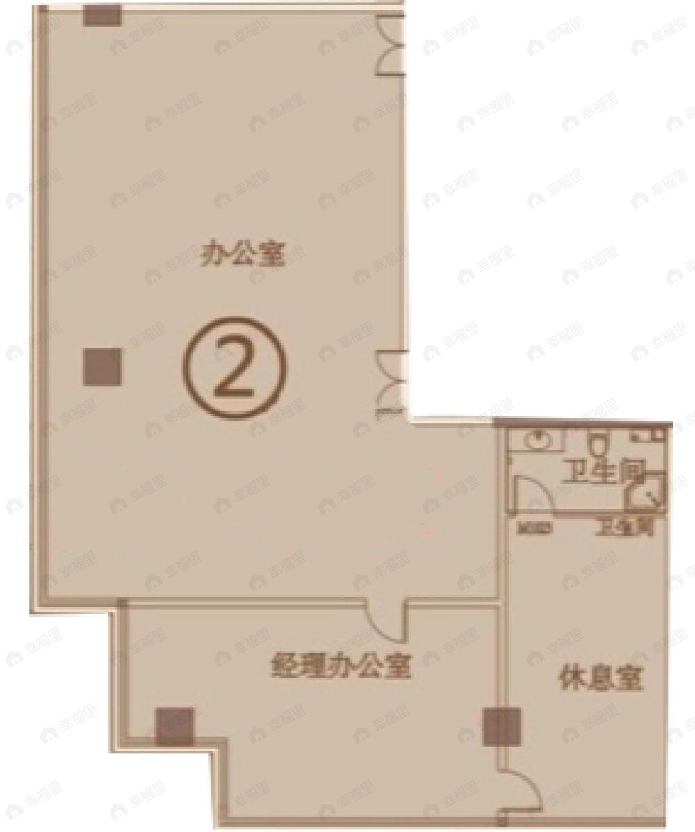 天庆山河一品3室1卫户型图