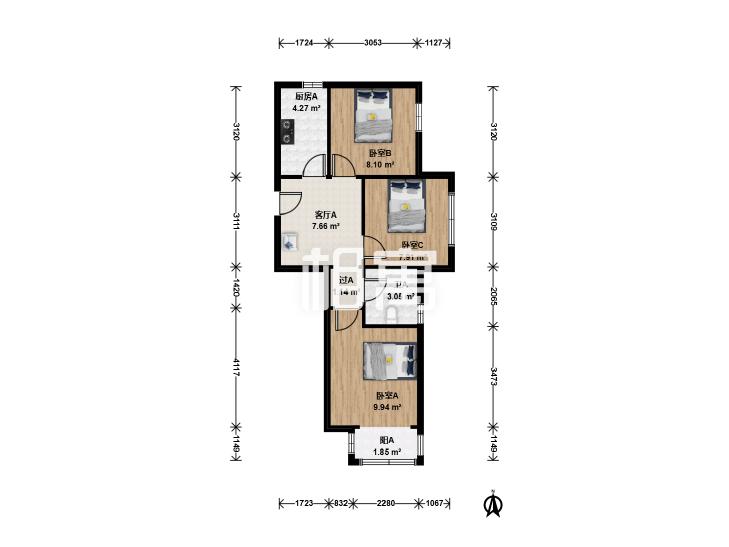 合租·北京城建福润四季(A区)