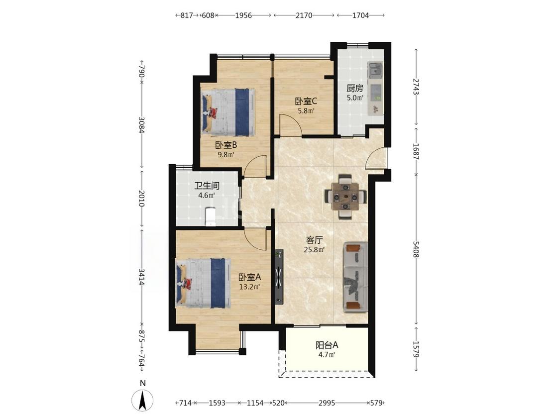 整租·金地湖城艺境