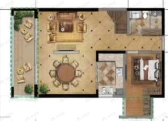 瑞鼎城天玺4室2厅3卫户型图