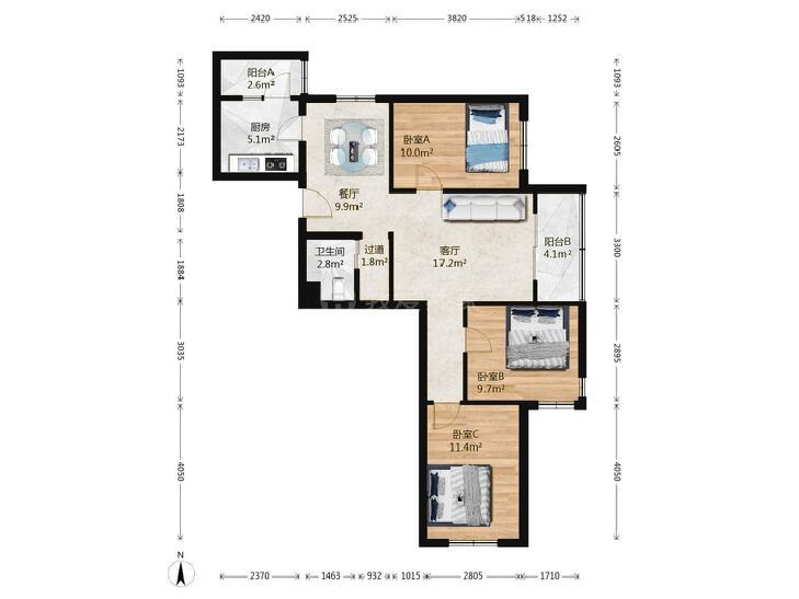 整租·首开知语城