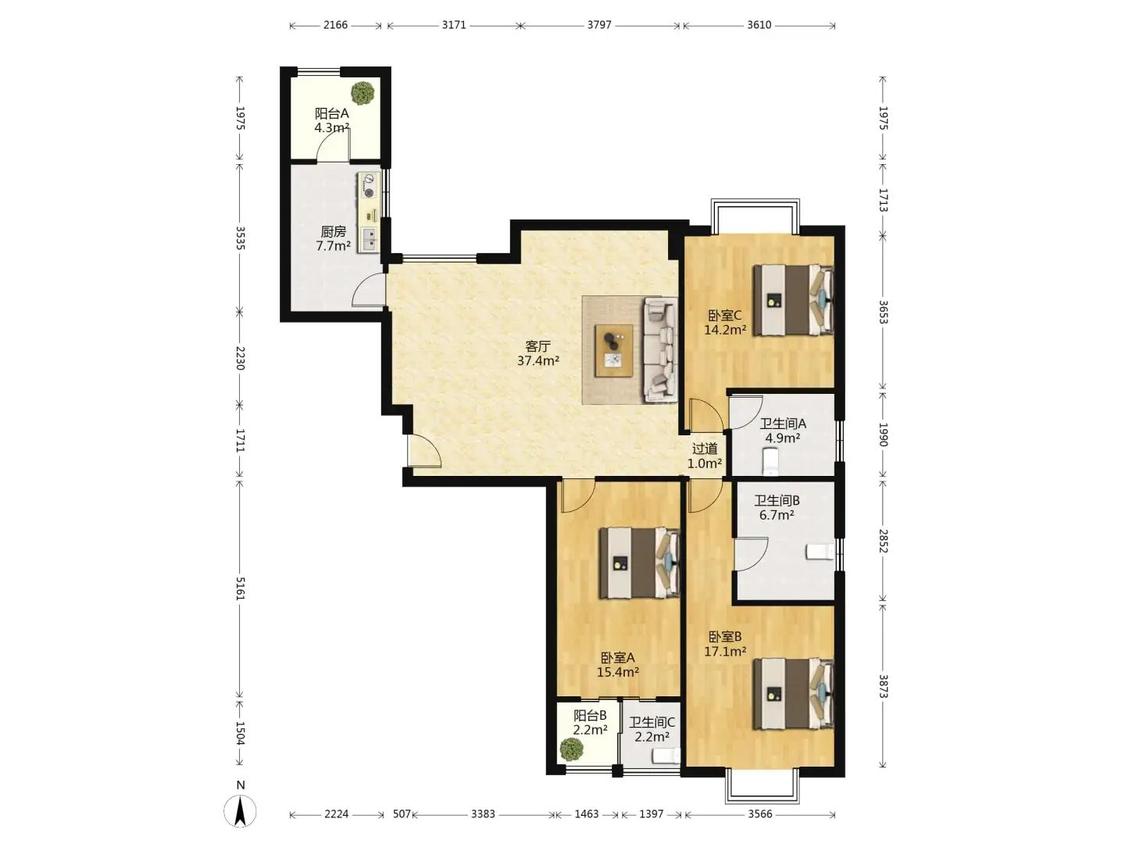 整租·建发中央天成