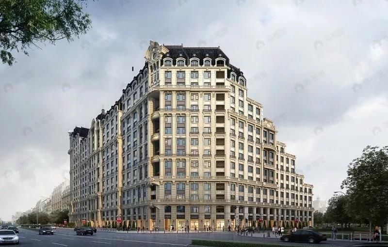 中海枫丹公馆法式商街效果图