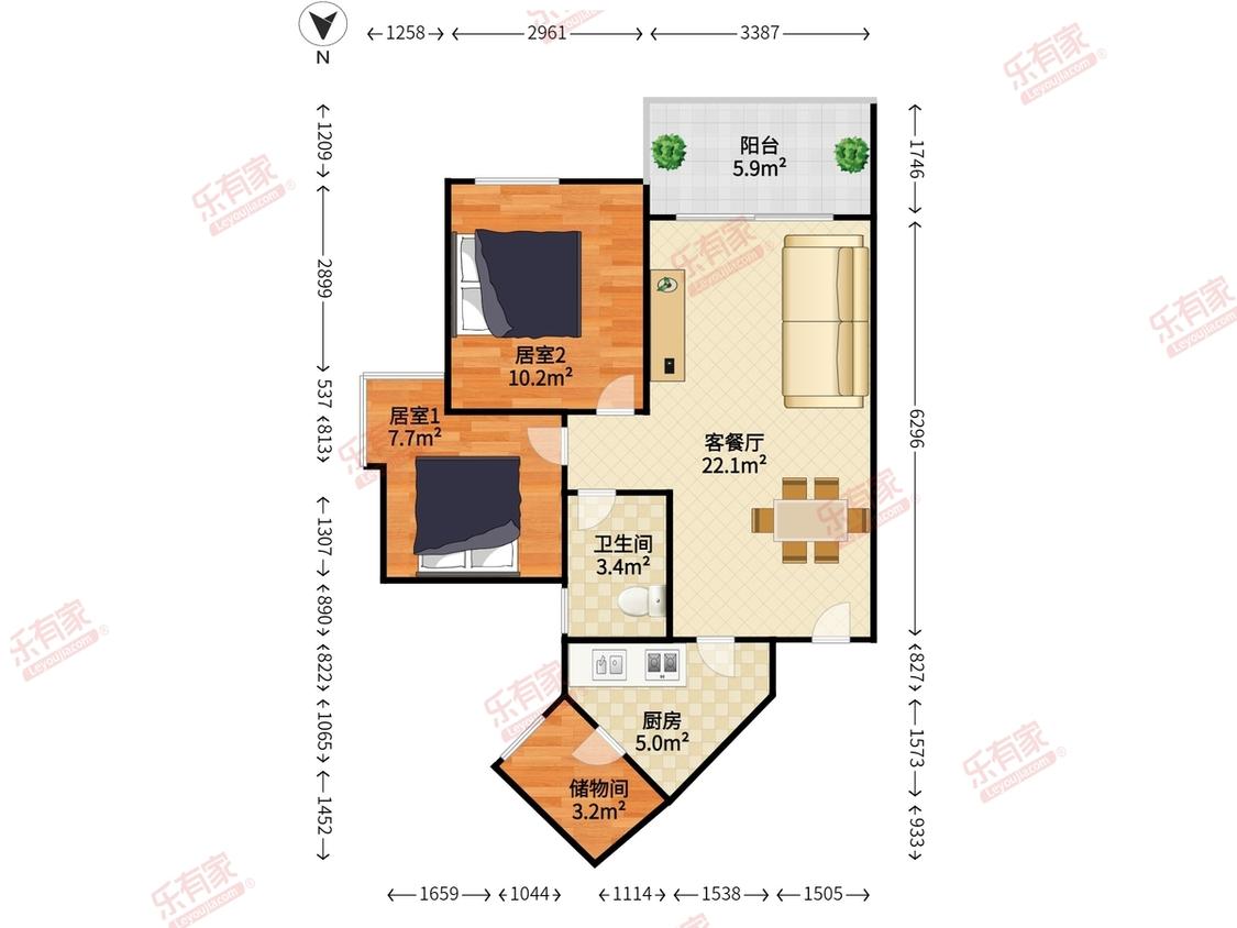 整租·中城天邑花园