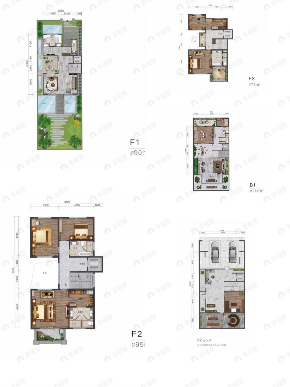 兴创荣墅5室7厅6卫户型图