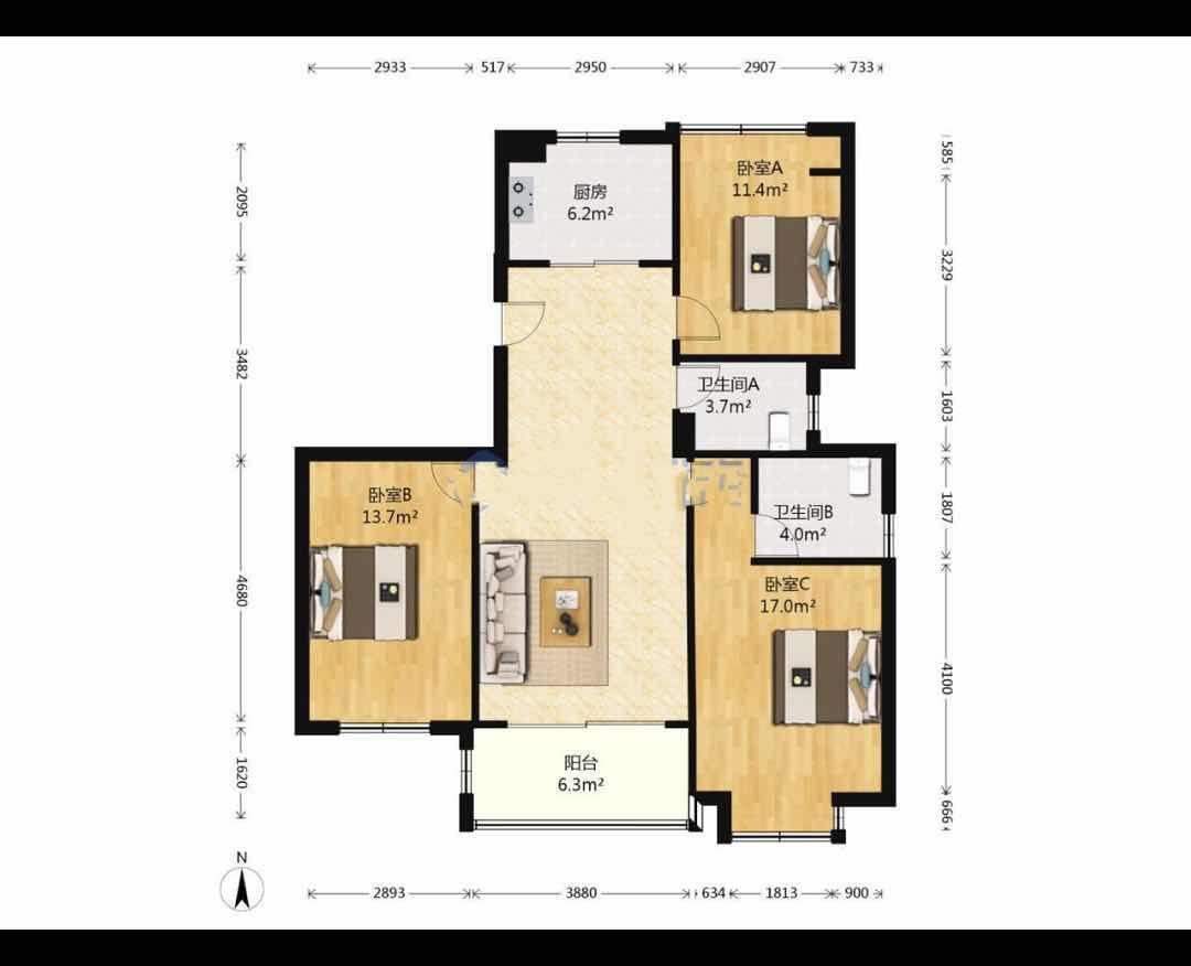 整租·保利印江南(三期)