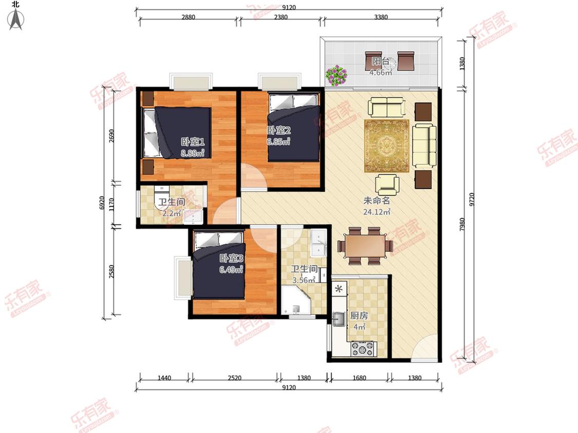 整租·保利中央公园(二期中韵)