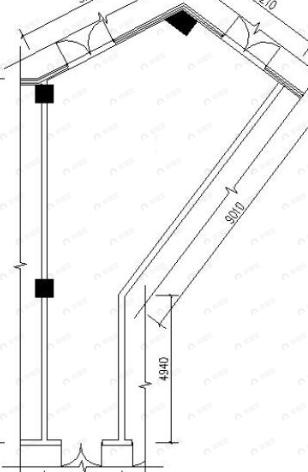 1室1厅建面76m²西南|北|东北户型图