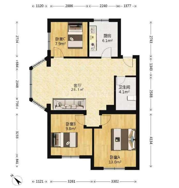 合租·望京西园(四区)