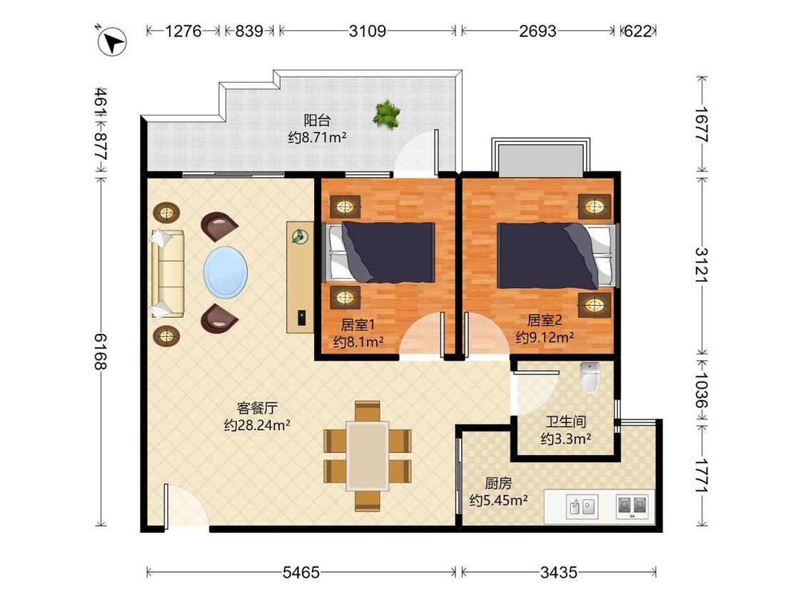 整租·西海明珠