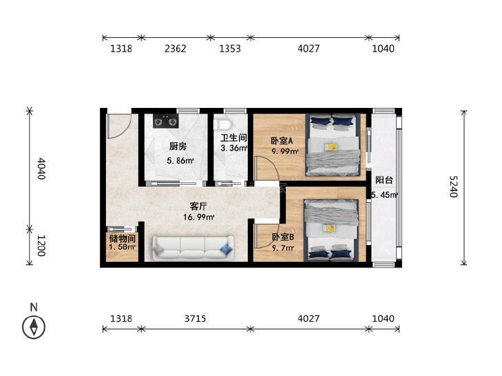 整租·和义南苑北里小区(四区)