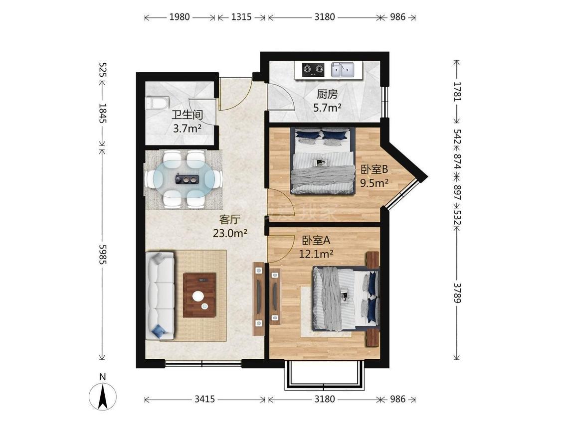 整租·朝丰家园(十五号院)